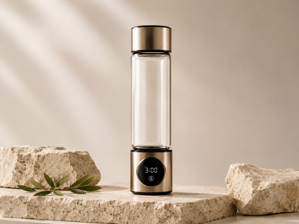 AURION-Botella generadora de hidrógeno portátil